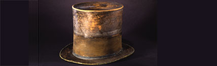 Lincoln's Hat (image courtesy National Museum of American History, Smithsonian Institution)