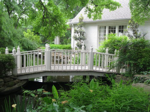 lily pond bridge